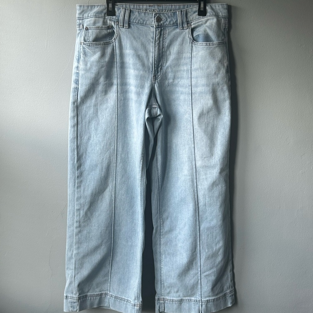 American Eagle Low-Rise Baggy Wide-Leg Jeans